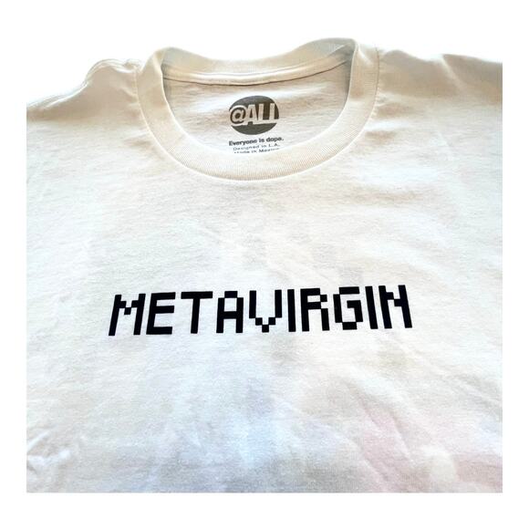 METAVIRGIN Graphic T SHIRT XL TEE Men's Women's Word Play 100% Cotton Cherries - Picture 5 of 8